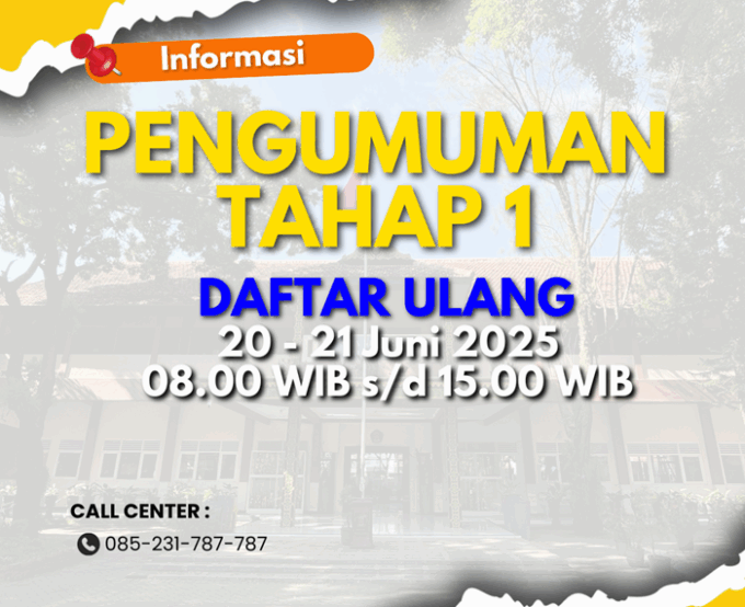 PENGUMUMAN SPMB 2025 TAHAP 1