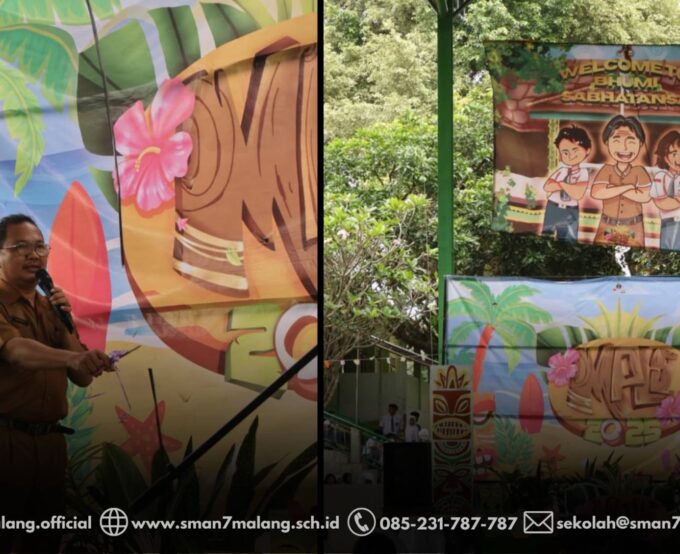 PEMBUKAAN MASA PENGENALAN LINGKUNGAN SEKOLAH (MPLS) SMAN 7 KOTA MALANG BERLANGSUNG MERIAH DAN MENYENANGKAN
